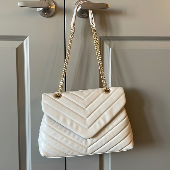 SHEIN Handbags - Cream adjustable strap purse